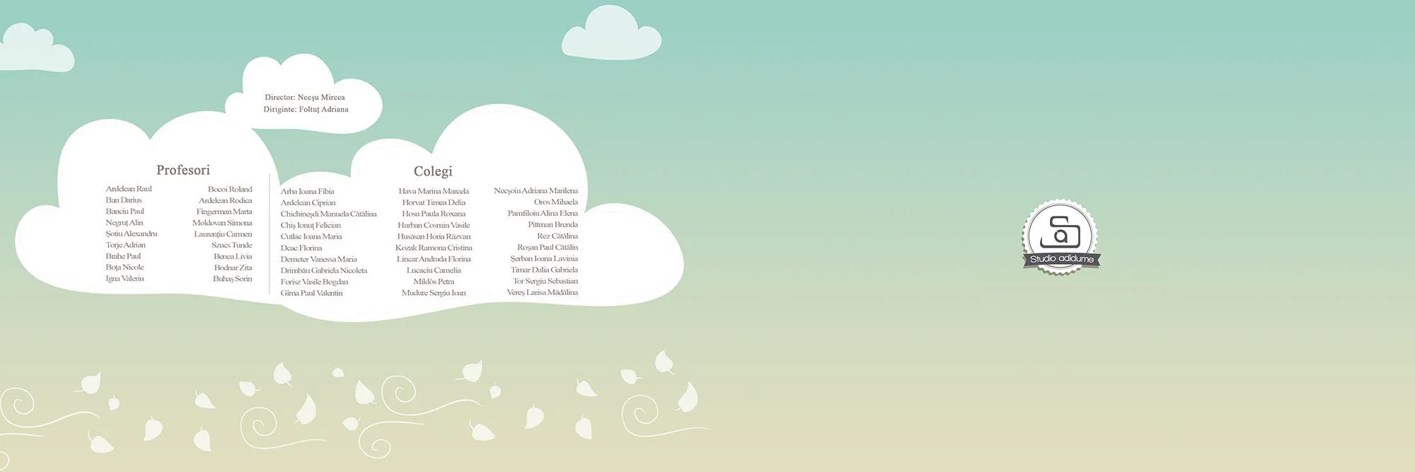 Interior album absolvire